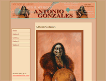 Tablet Screenshot of antoniogonzales.com